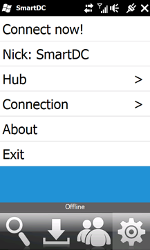 SmartDC, A DC++ (p2p) Client