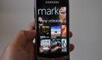 Photo of Zune Marketplace running on Windows Phone 7