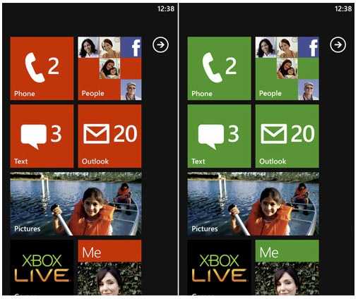 windows phone 7 ui