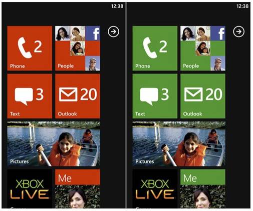 windows phone 7 ui