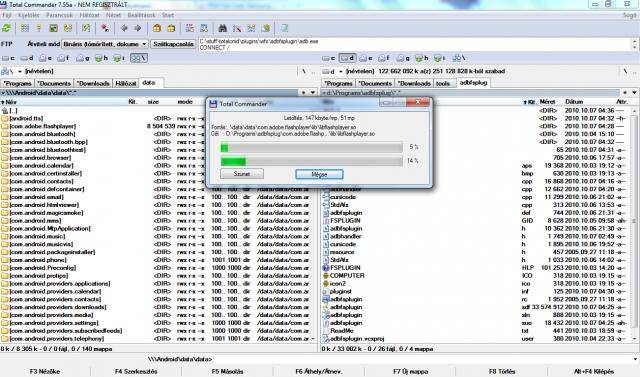 Android Filesystem Plugin for Total Commander