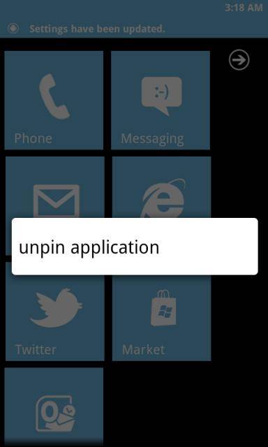 Windows Phone Android - A UI Launcher
