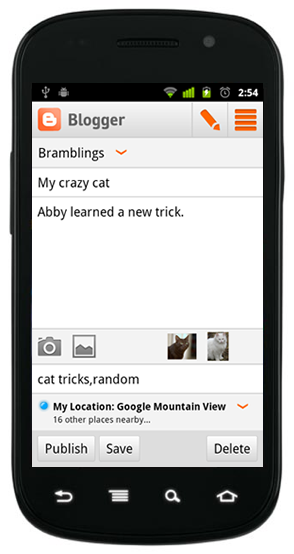 Official Blogger App for Android