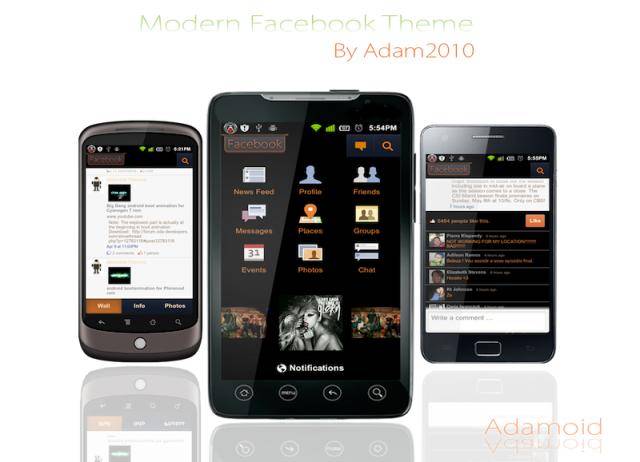 Modern Facebook Themes for Android