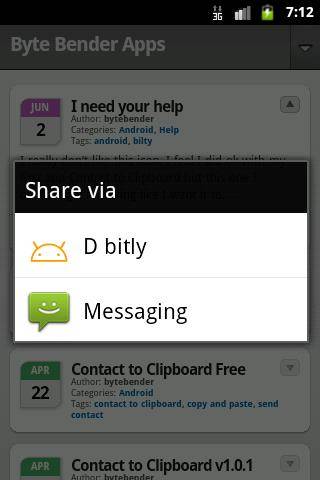 bit.ly App for Android