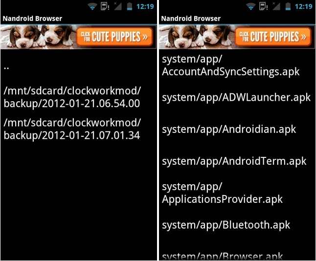 Explore Your Backups With Nandroid Browser