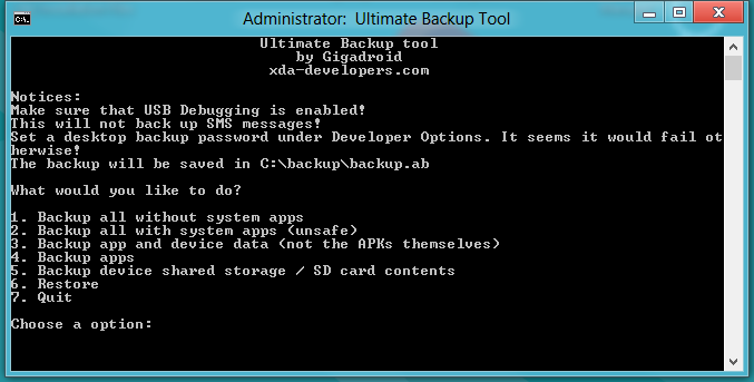 Ultimate Backup Tool, No Root Required