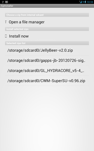 Flash any Zip Faster with ZipInstaller