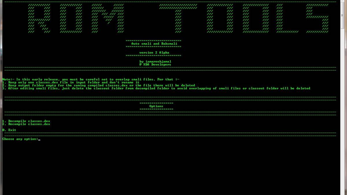 Decompile and Recompile Classes.dex with Ease