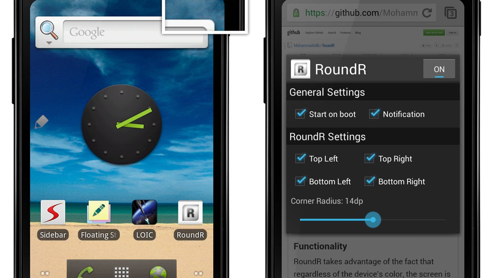 Rounded Corners for Your Android Device's Screen