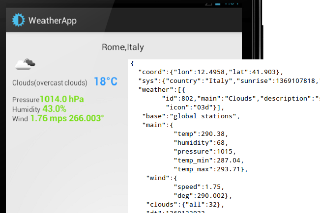Weather App by Example Teaches JSON, HTTP, and API Use