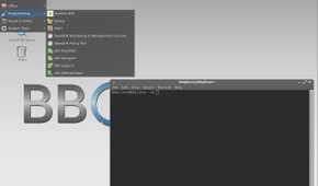 A BBQ Linux desktop
