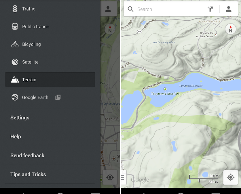 [APK] Google Maps 8.1.0 Brings Terrain View to Mobile App