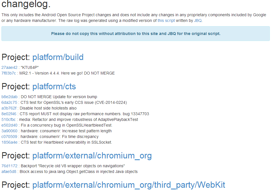 android compatibility change log | pdf | java... Here's Everything That's Changed in Android 4.4.4 KTU84P