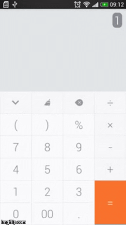 Calc+ is a Smart and Beautiful Android Calculator