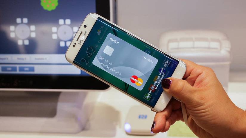 Samsung Pay card on Samsung Phone