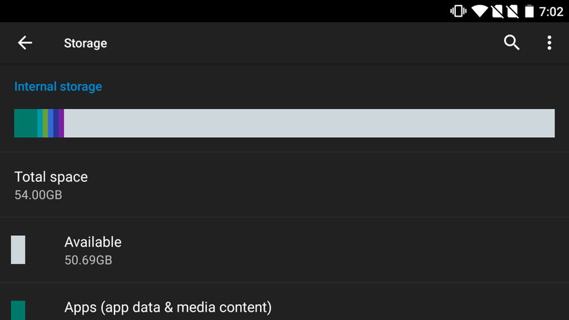 OnePlus 2 Storage