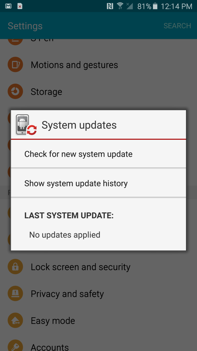 Update The Samsung Galaxy Note5