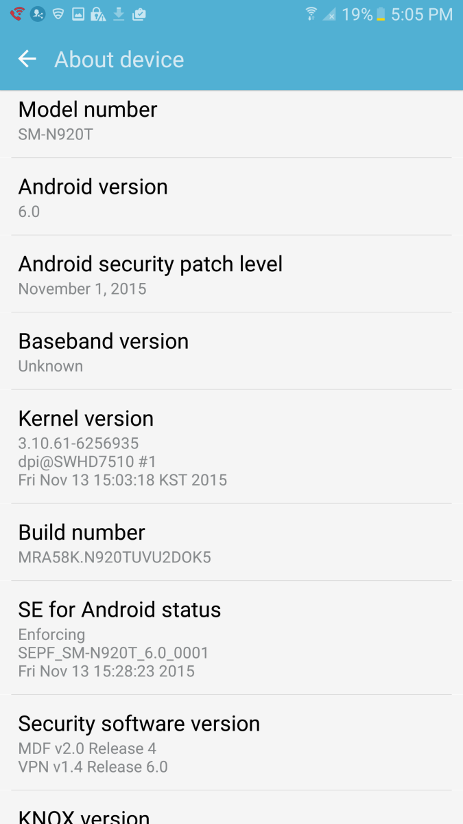 Samsung Galaxy Note 5 Marshmallow System Dump Available!