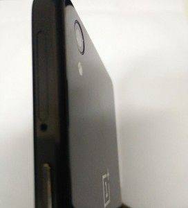 The camera is very slightly recessed inside the main body