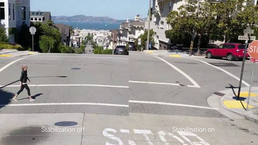 Google Pixel Phones EIS On and Off Comparison