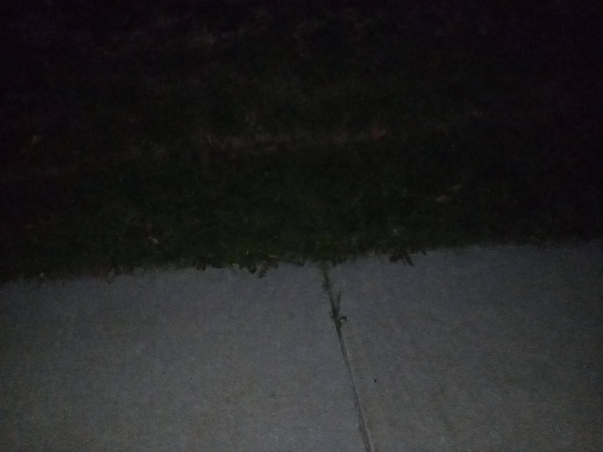 Flash Test Ulefone Metal Ground in Front of My Feet
