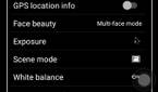 Ulefone Metal Camera Menu