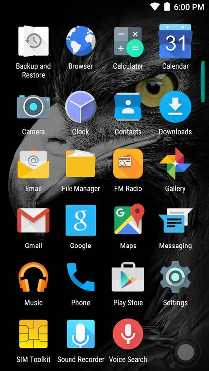 Ulefone Metal Preinstalled Apps