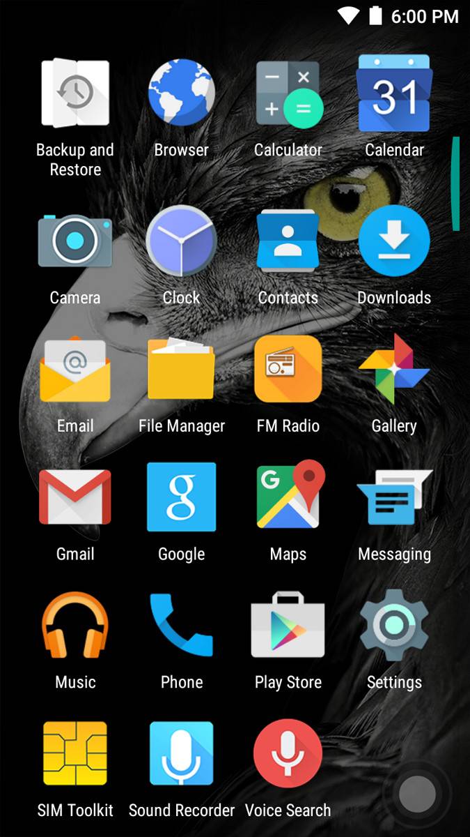 Ulefone Metal Preinstalled Apps