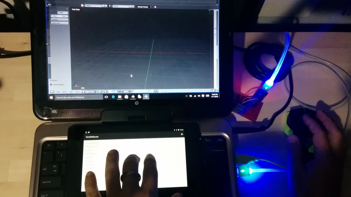 Latest Android Experiment Turns Your Android Device into a 3D Mouse