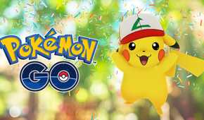 Promo shot for Ash's Pikachu from Pokemon Go.