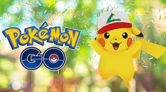 Promo shot for Ash's Pikachu from Pokemon Go.