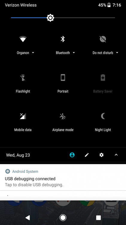 Android Oreo Theme Support via Substratum