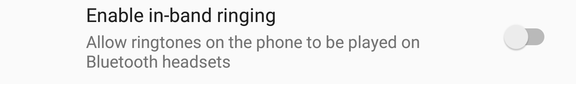 In-Band Ringtone Support comes to Android O