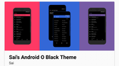 Install Dark Theme on Android 8.0 Without Root