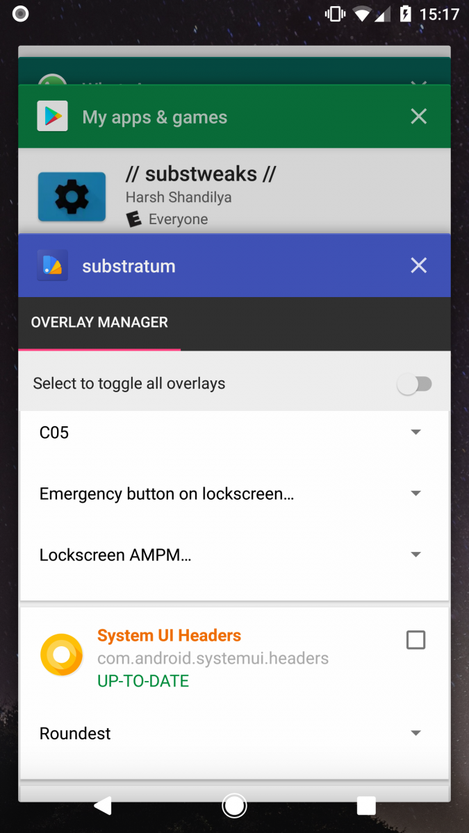 Android 8.0 Custom Theme Substratum