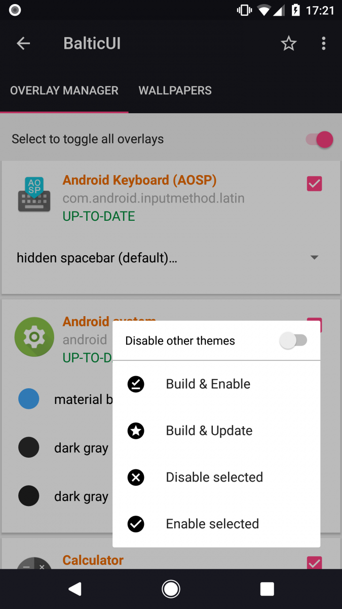 Set up Custom Themes on Android 8.0