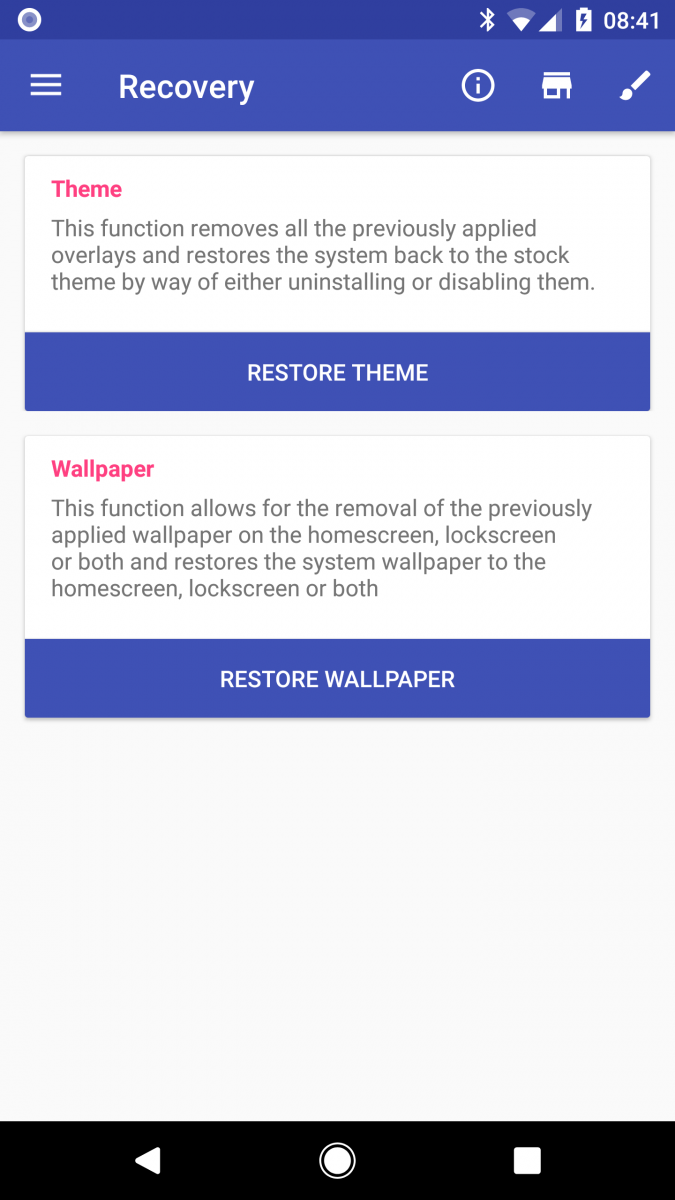 How to uninstall custom themes on Android Oreo