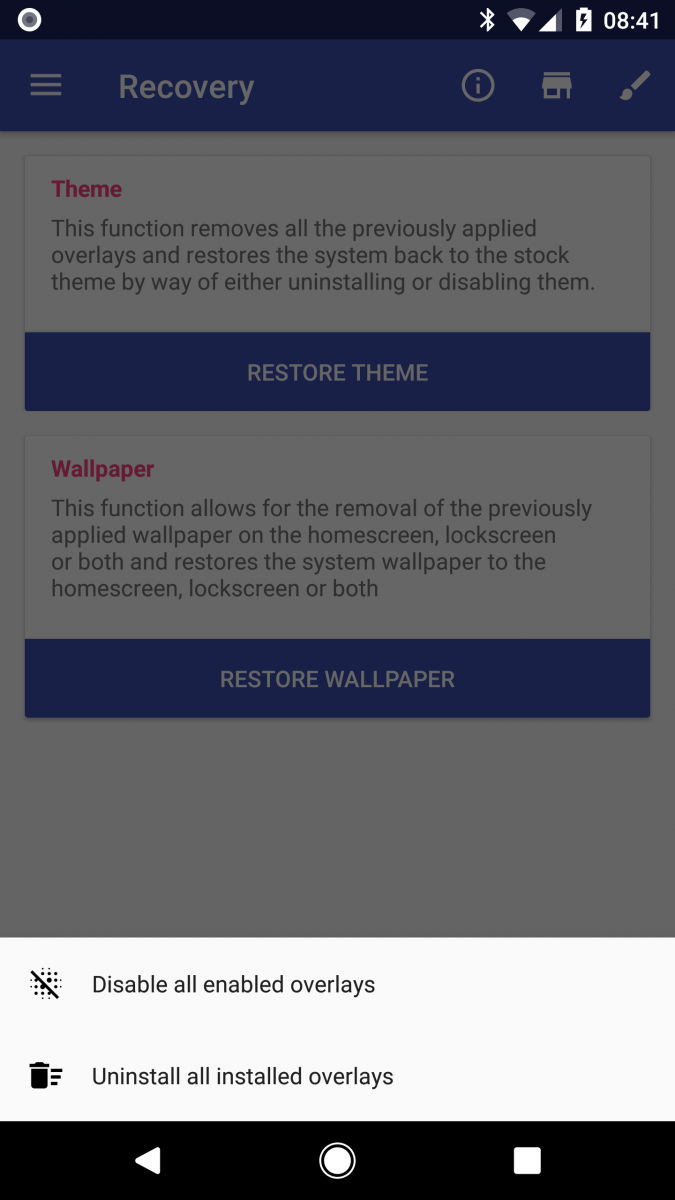 How to uninstall custom themes on Android Oreo