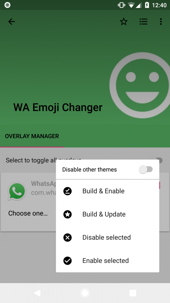 Get Blob Emoji on Whatsapp in Android Oreo