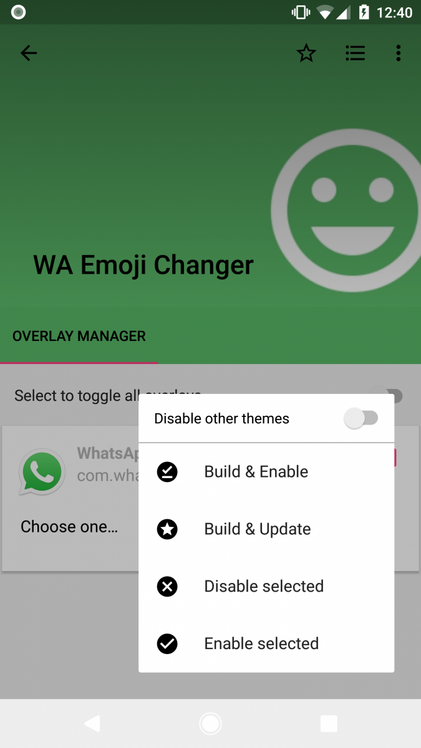 Get Blob Emoji on Whatsapp in Android Oreo