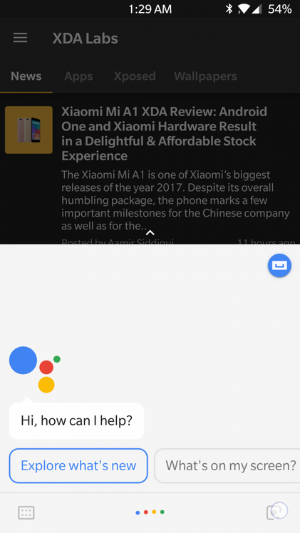 Enable Google Lens in Google Assistant