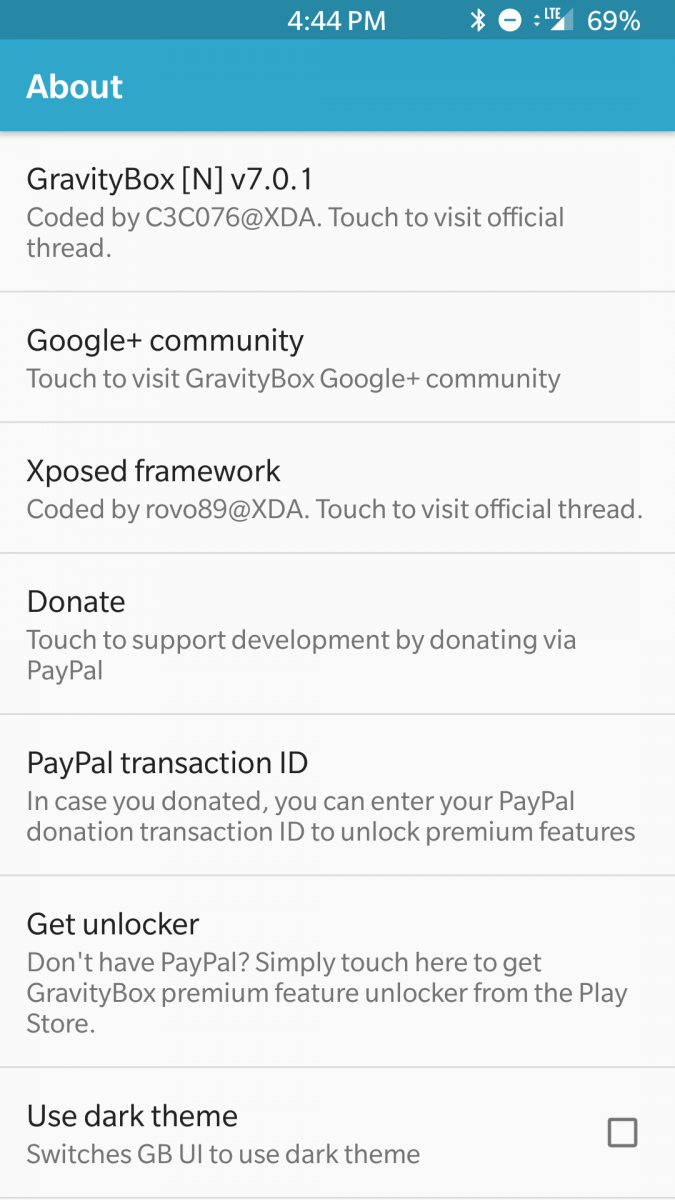 GravityBox Settings
