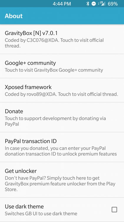 GravityBox Settings