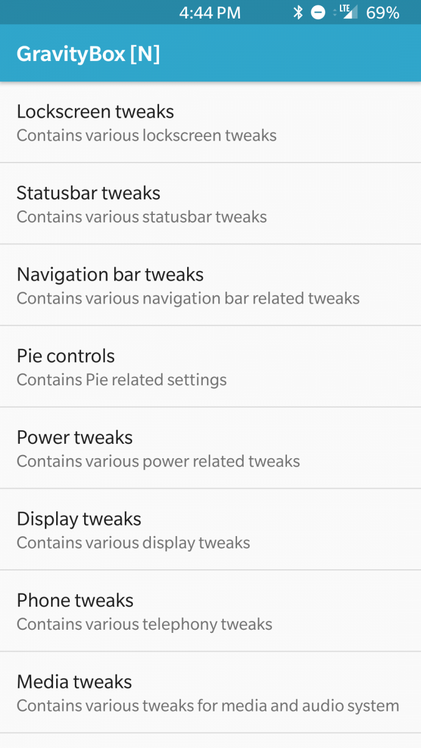 GravityBox Settings