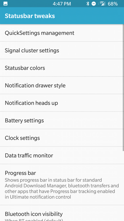 GravityBox Settings