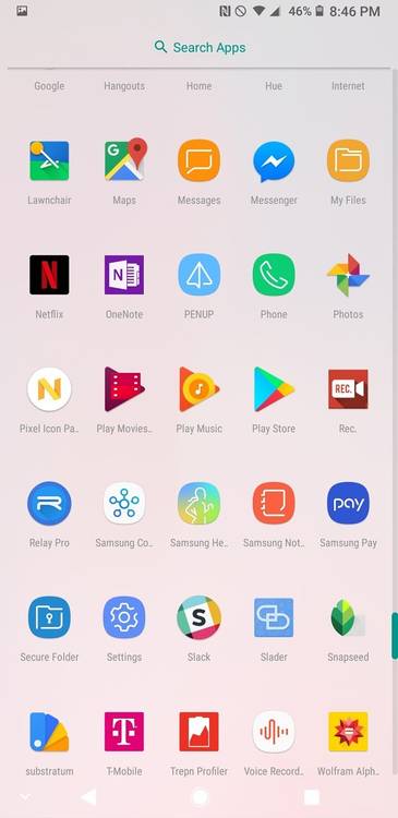 Pixel Launcher from Google Pixel 2