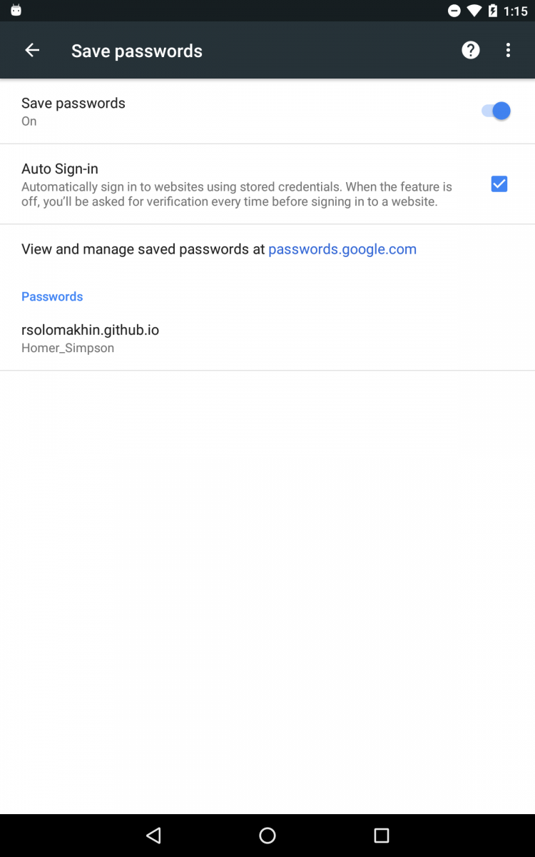 Google Chrome for Android will Soon Support Password Exporting