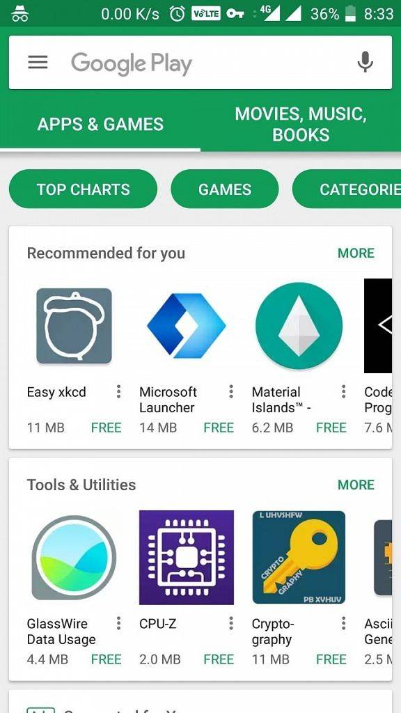 Google Play Store Now Shows App Sizes to Indian Users on Home Screen