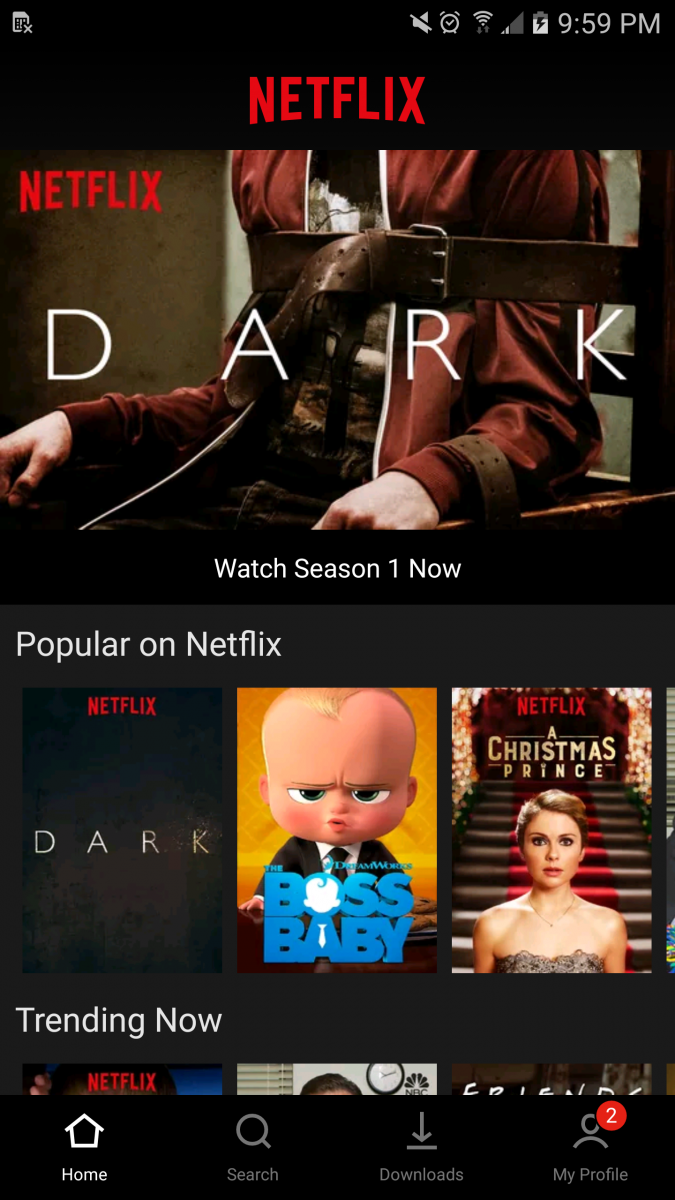 Netflix UI